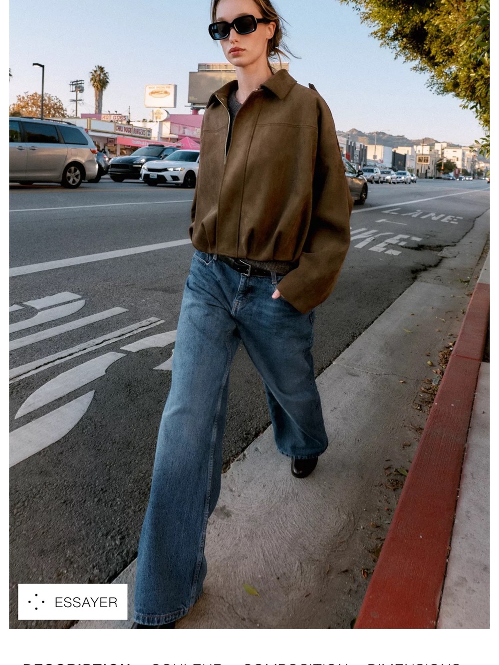 SHEIN Relaxed Bomber Jacket